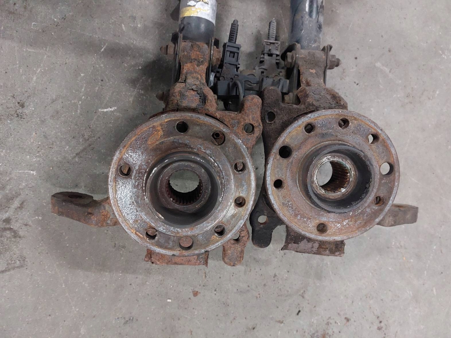 shock absorber spring swing left right front OPEL ZAFIRA B LIFT
