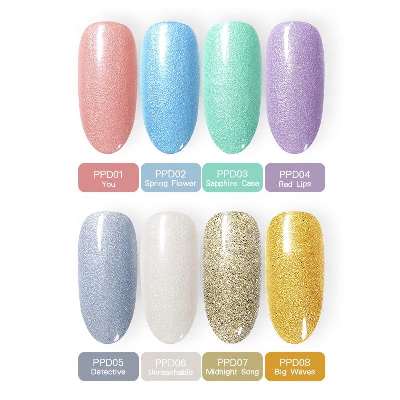 BORN PRETTY - Manicure tytanowy - PROSZEK / PUDER TYTANOWY - PPD07 Marka Born Pretty