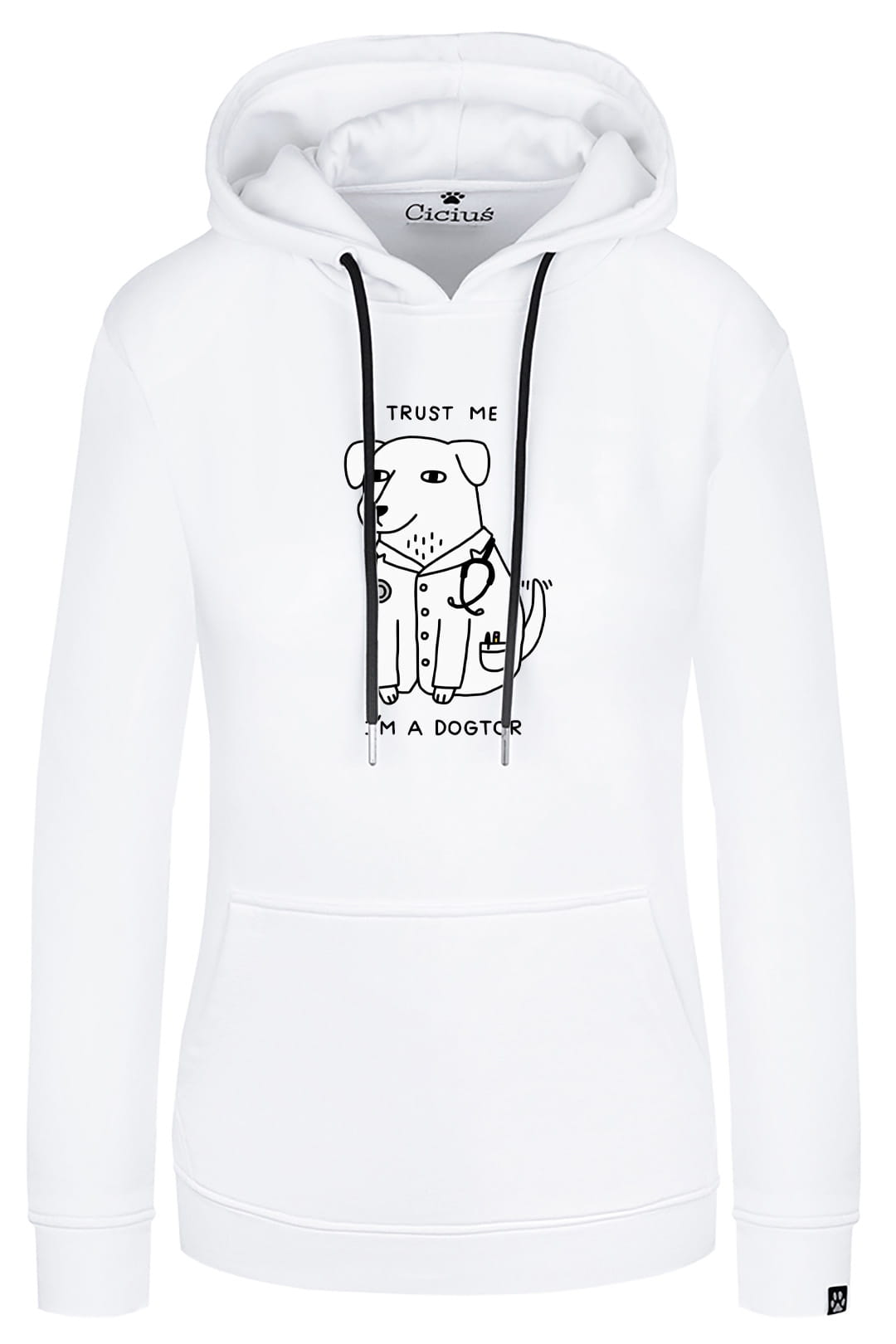 Mikina s potiskem psa Dogtor