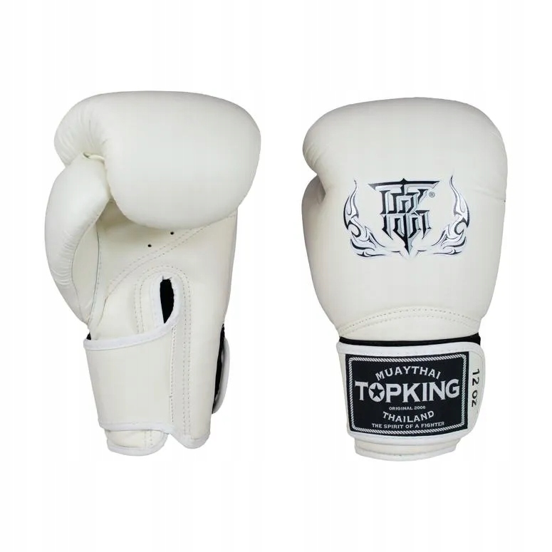 Rękawice Bokserskie Muay Thai Top King Biały 10OZ