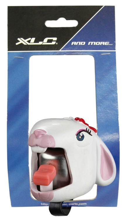 Dzwonek rowerowy dziecięcy XLC Crazy White Bunny