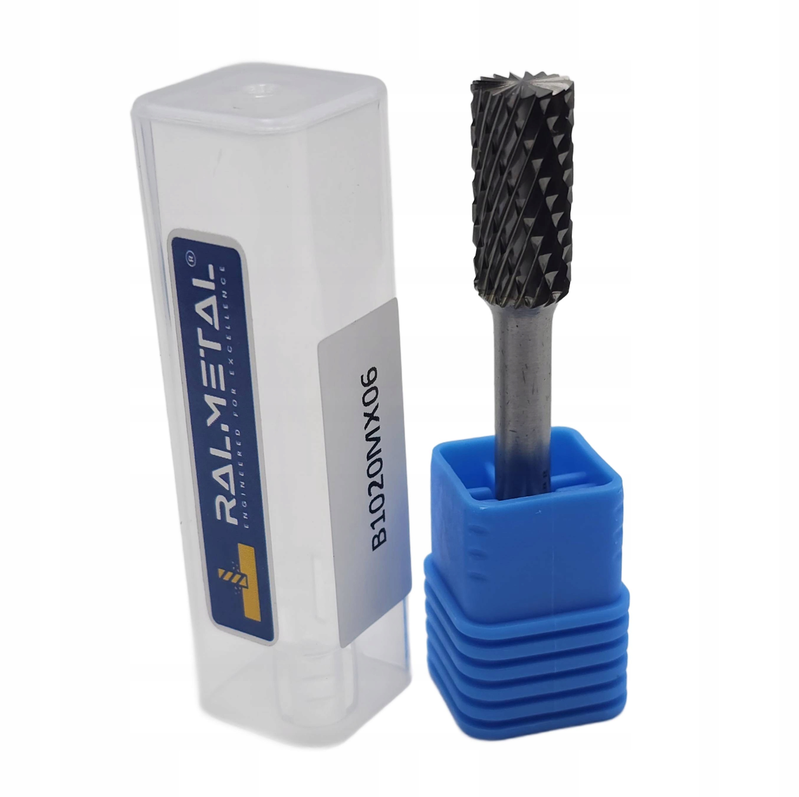 Fréza Vhm Rotační válcový čelní pilník D10 x 20 x 6D x 65 mm 60 Hrc