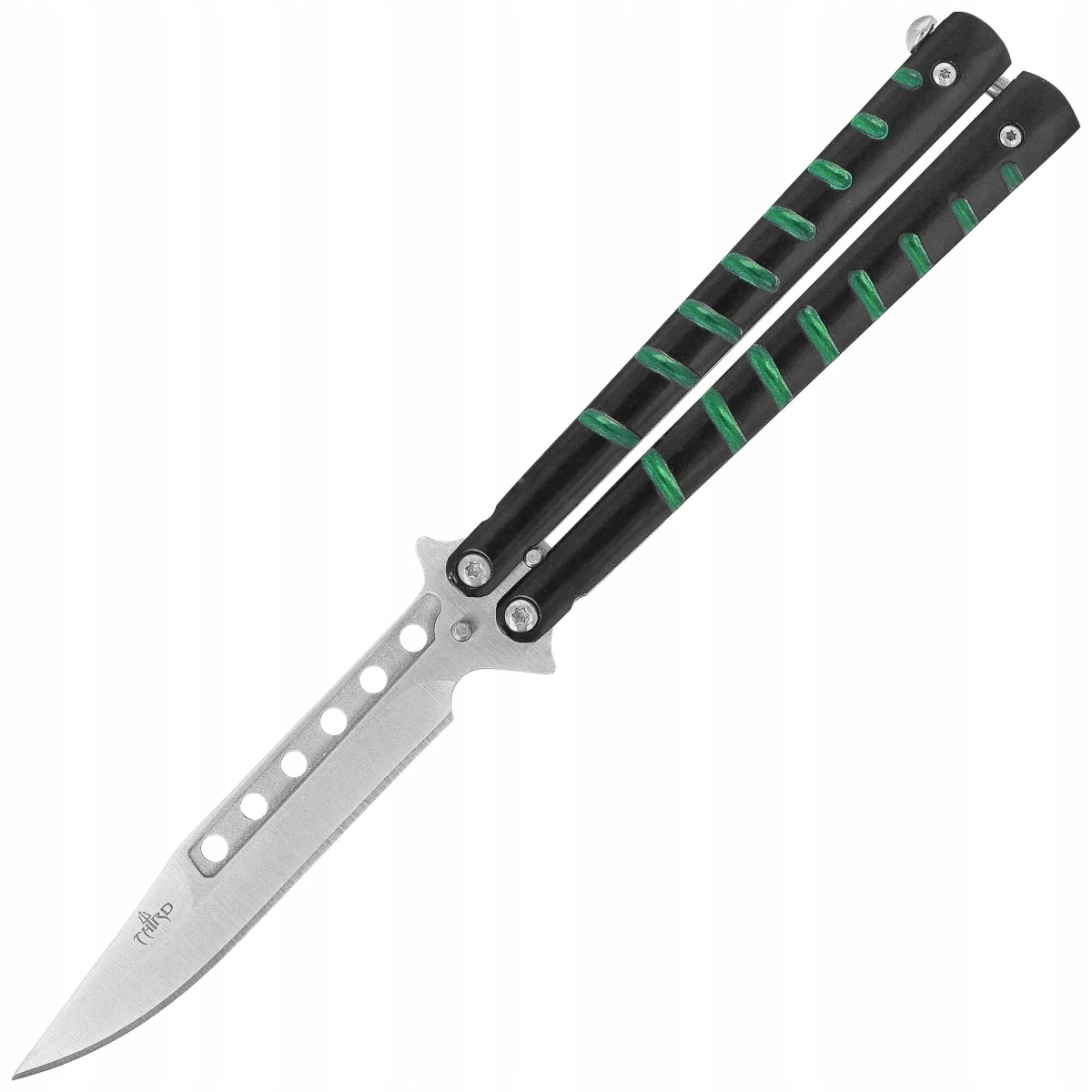 Nóż motylkowy Balisong Third Decor Habitat Stal nierdzewna Aisi 420