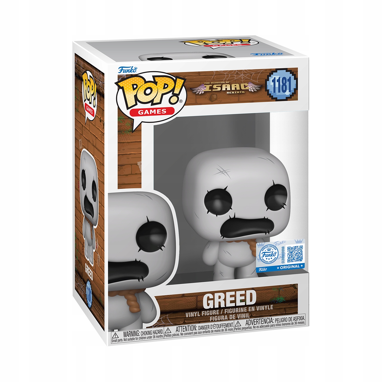 Funko Pop! The Binding of Isaac Rebirth Greed #1181