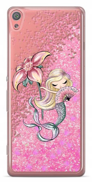 

etui płynny brokat syrenka do Sony Xperia Xa