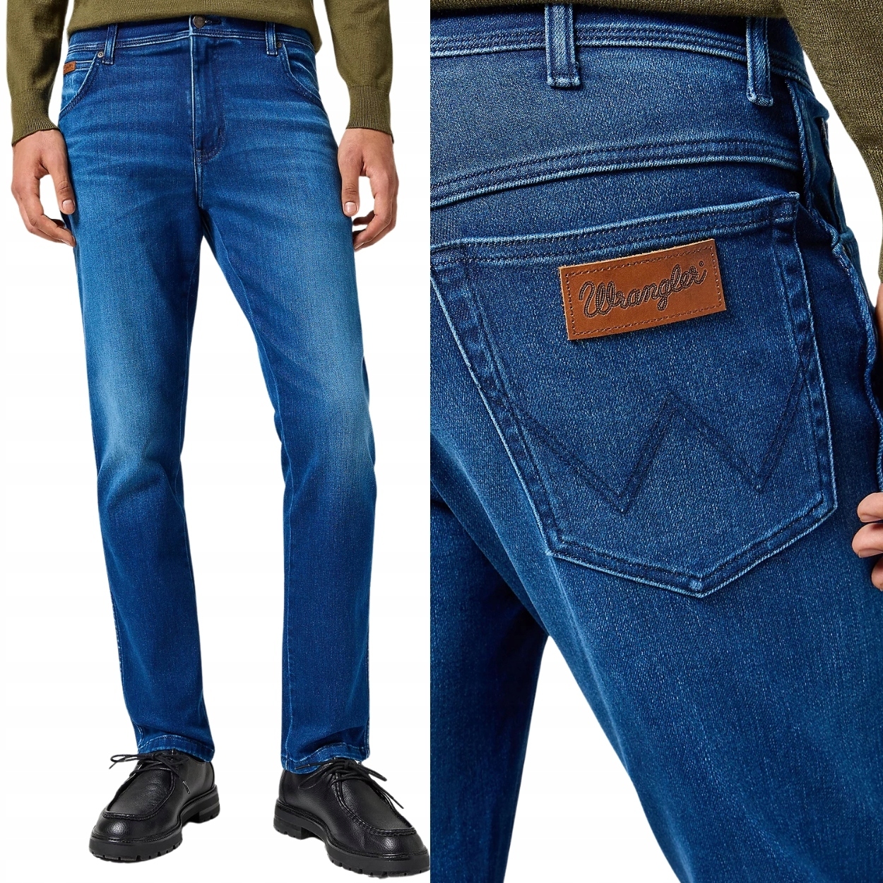 Wrangler Texas Slim Jam Free To Stretch pohodlné kalhoty W40 L36