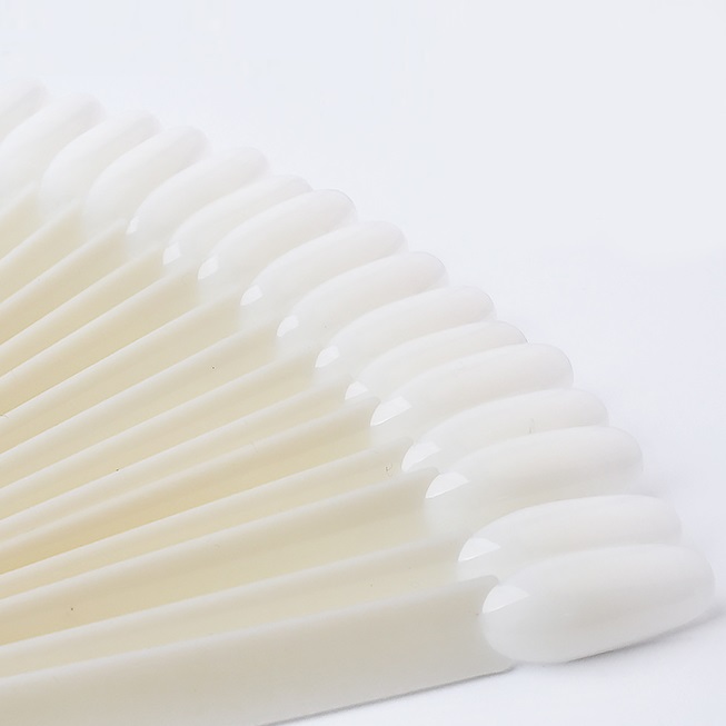 Wzornik Wachlarz MIGDAŁKI MLECZNE 50 Tipsów Kolor beżowy