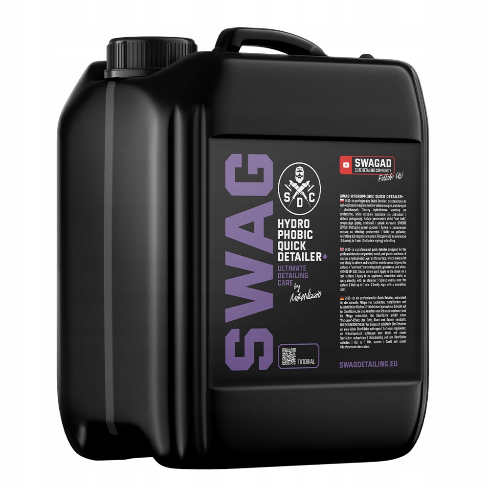Swag Hydrophobic Quick Detailer 5L quick detailer na lak