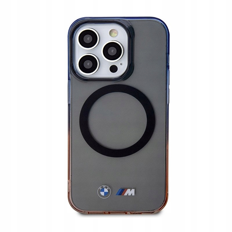 Bmw Gradient Bumper MagSafe – Pouzdro pro iPhone 14 Pro (šedé)