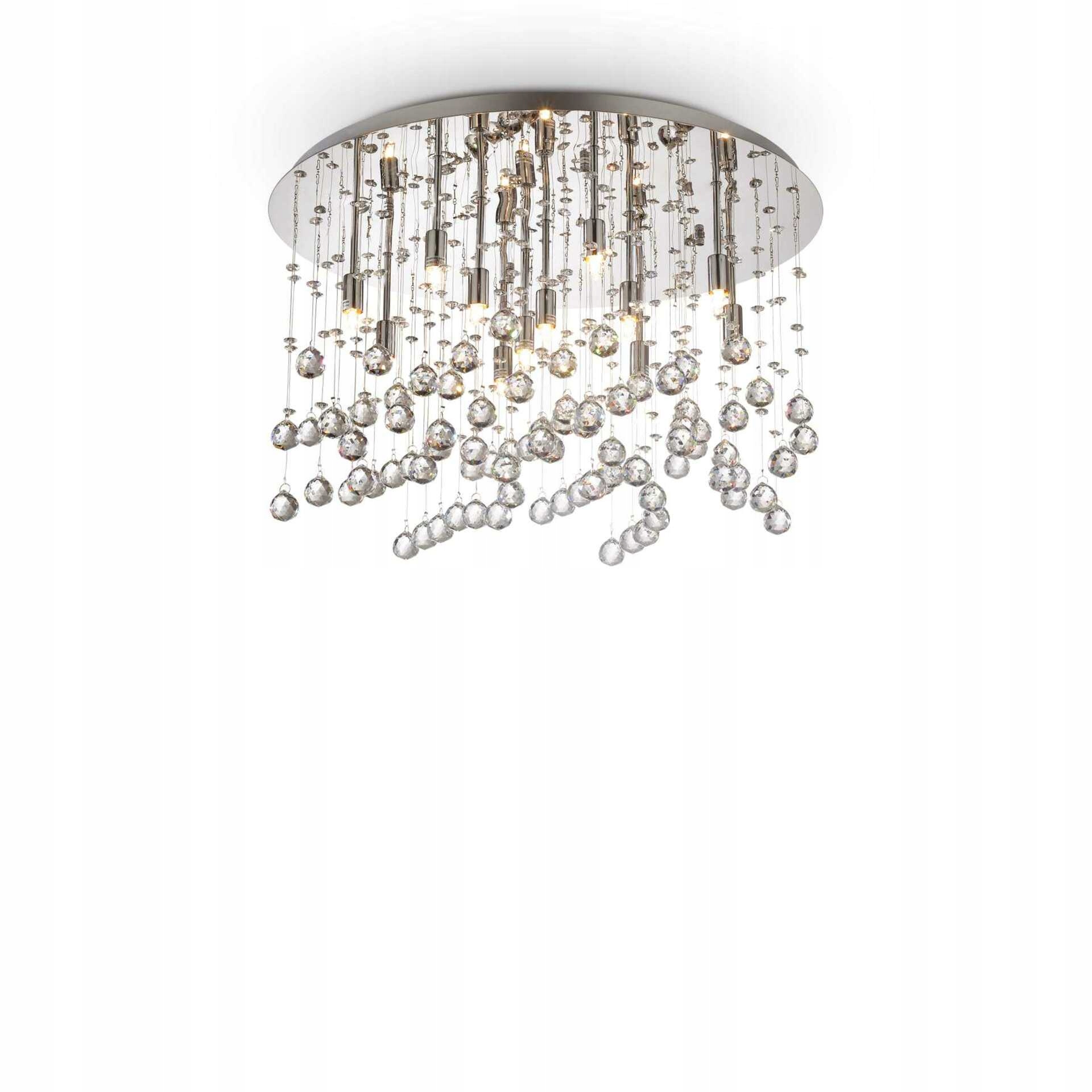 Stropné svietidlo Ideal Lux Moonlight PL12 chróm G9 12x40W 600mm