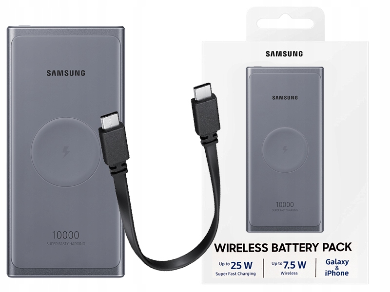 

Samsung Powerbank 10000 mAh Bezprzewodowy Qi Fast
