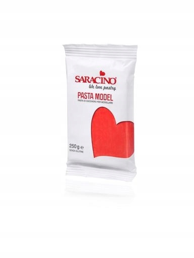 Levně Červená cukrová hmota pro modelování Red Model Paste 250 g Saracino