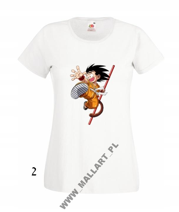 

Damska Koszulka Dragon Ball Anime Manga Wzory