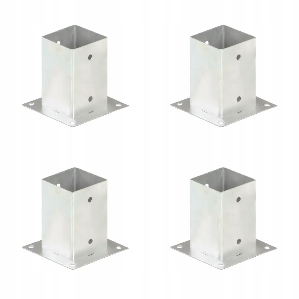 Kotvící základna pro čtvercové trubky 91 x 91 mm, galvanizovaná, 150 x 150 mm