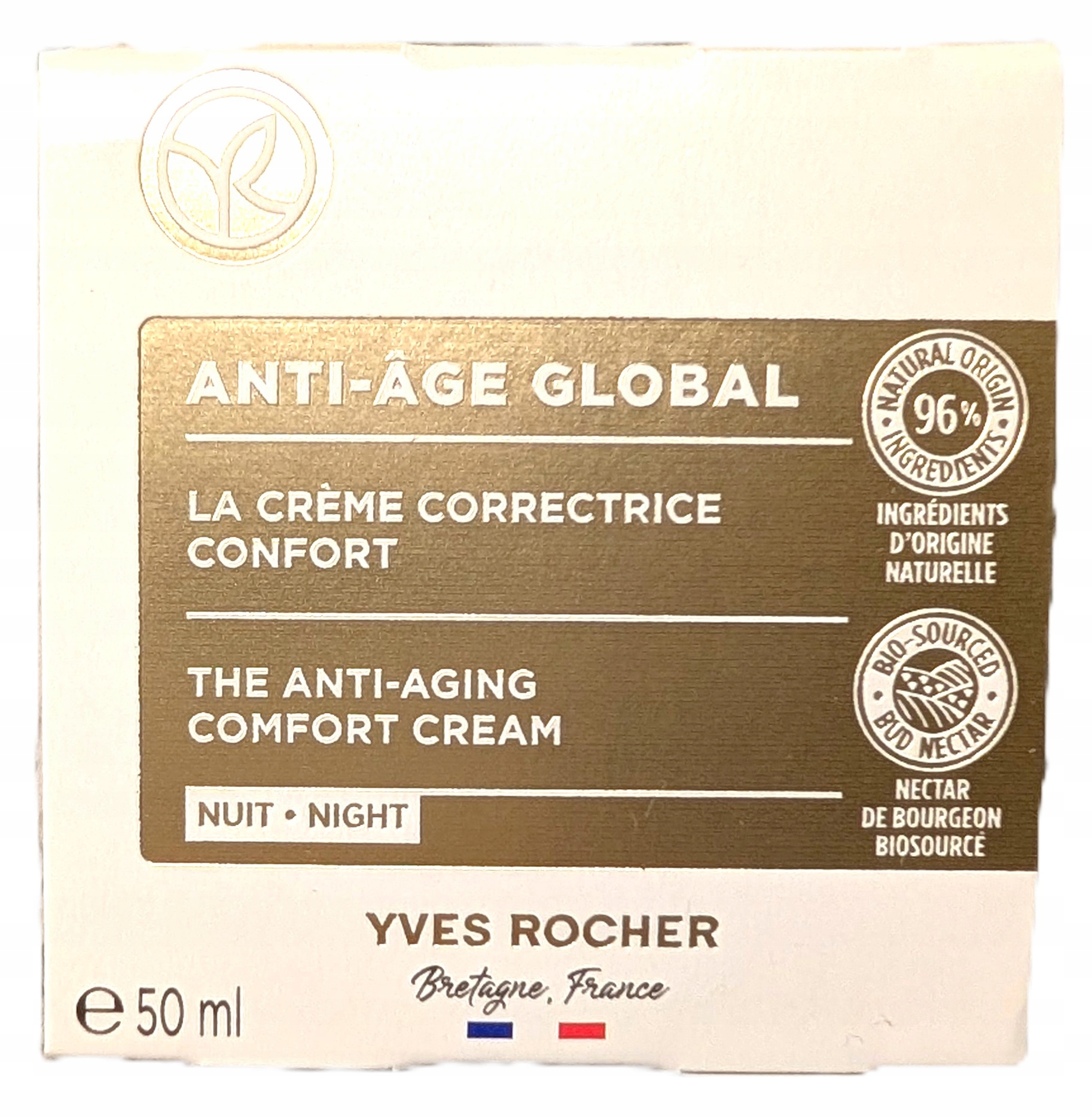 Yves Rocher Noční krém proti vráskám Anti Age Global 50 ml