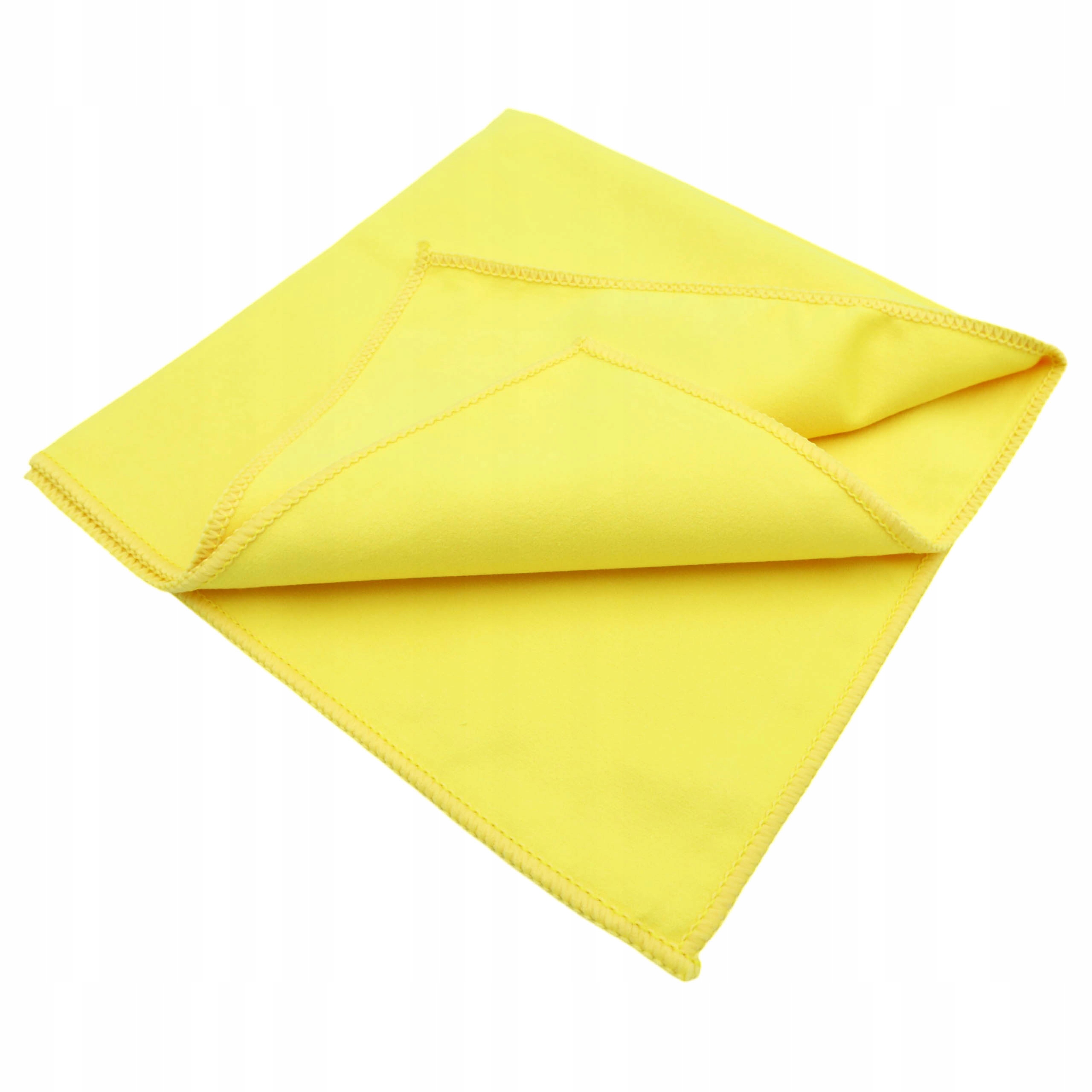 Mikrofibra żółta do szyb i szkła 40x40cm 220g bez smug chłonna uniwersalna