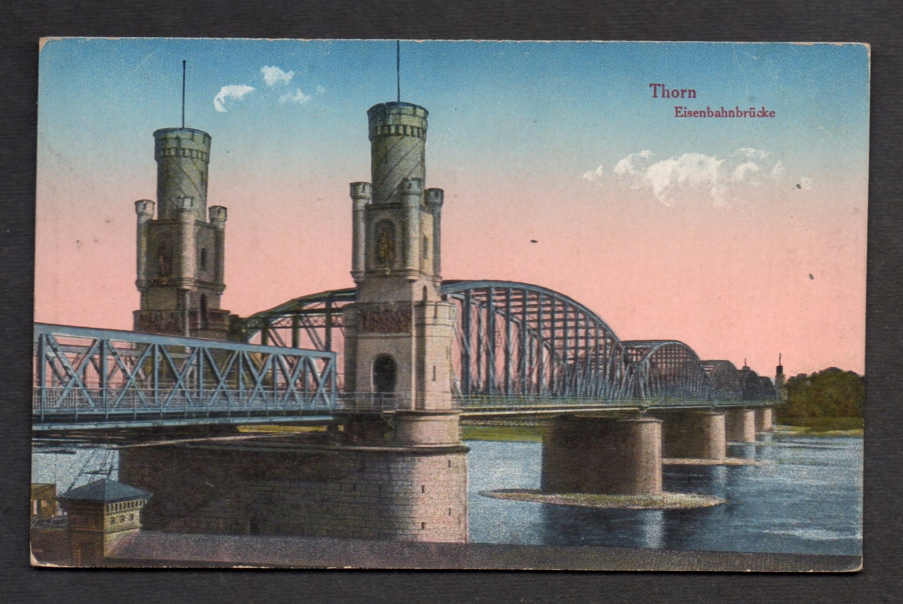 TORUŃ - ciekawa stara pocztówka