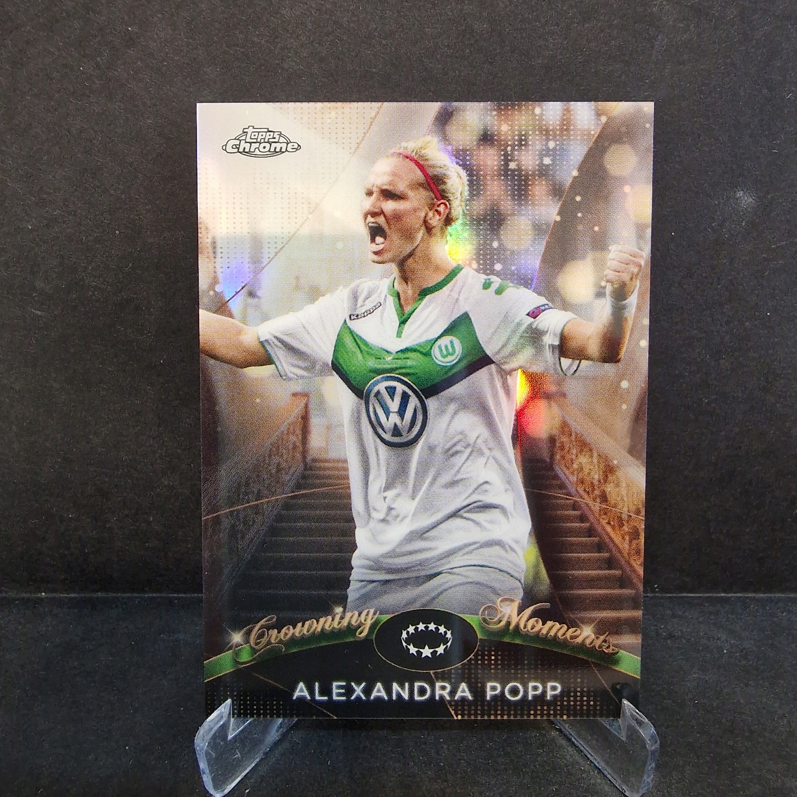 2022-23 Topps Chrome Womens Le Sommer Growning Popp Wolfsburg /U11