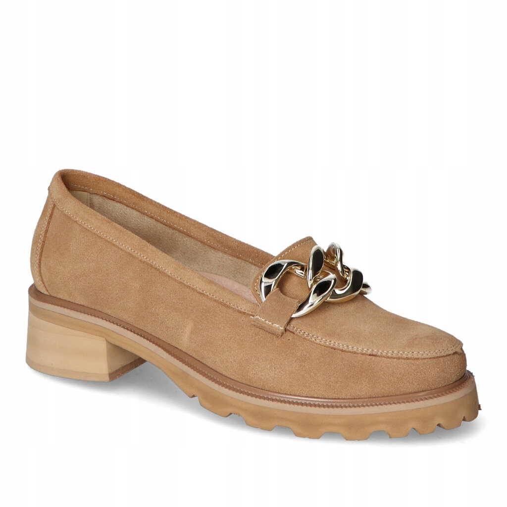 Mokasíny Lewski 3040 Béžová B semiš 40