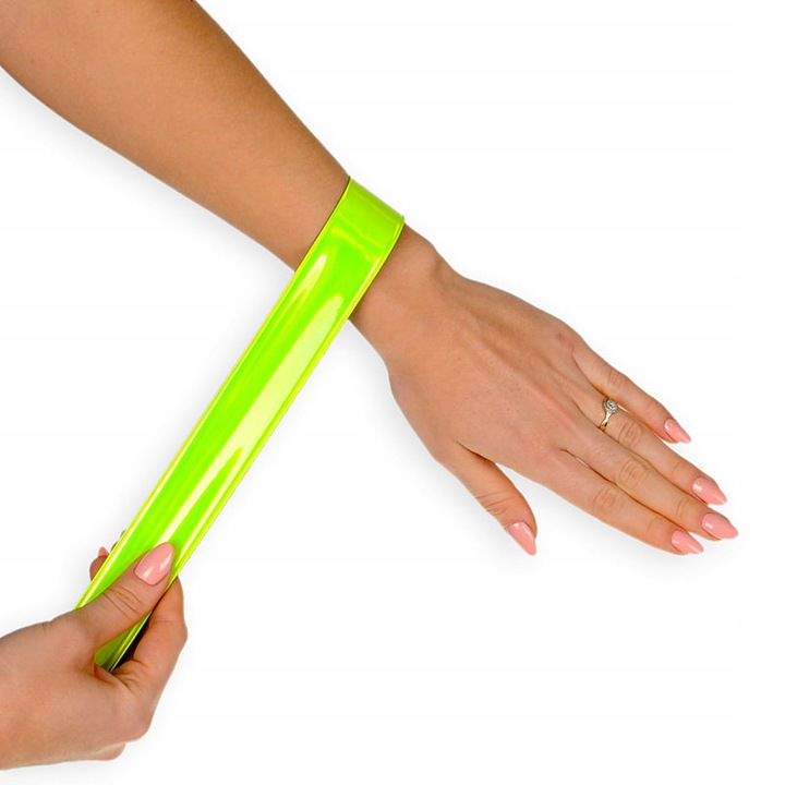 OPASKA ODBLASKOWA SAMOZACISKOWA ŻÓŁTA CE 34CM Marka Refloactive