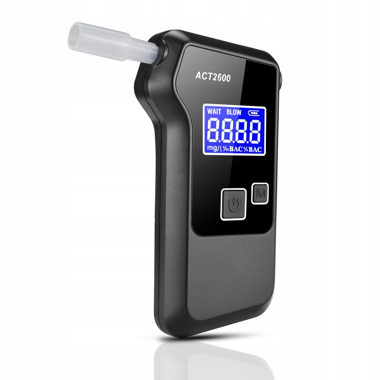 ALKOMAT ELEKTROCHEMICZNY SENSOR PROFESJONALNY PLATYNOWY POLICYJNY + USTNIKI Rodzaj elektrochemiczny