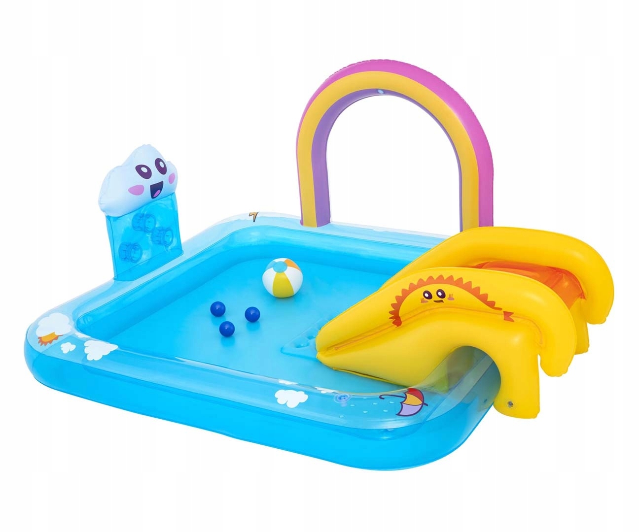 Bestway 53174 Plac zabaw ze zjeżdżalnią Tęcza 1.88m x 1.50m x 89cm