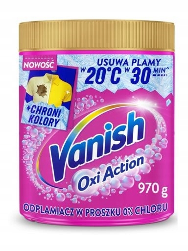 Levně 2x Vanish Multi Action Odstraňovač skvrn Pink, 970 g