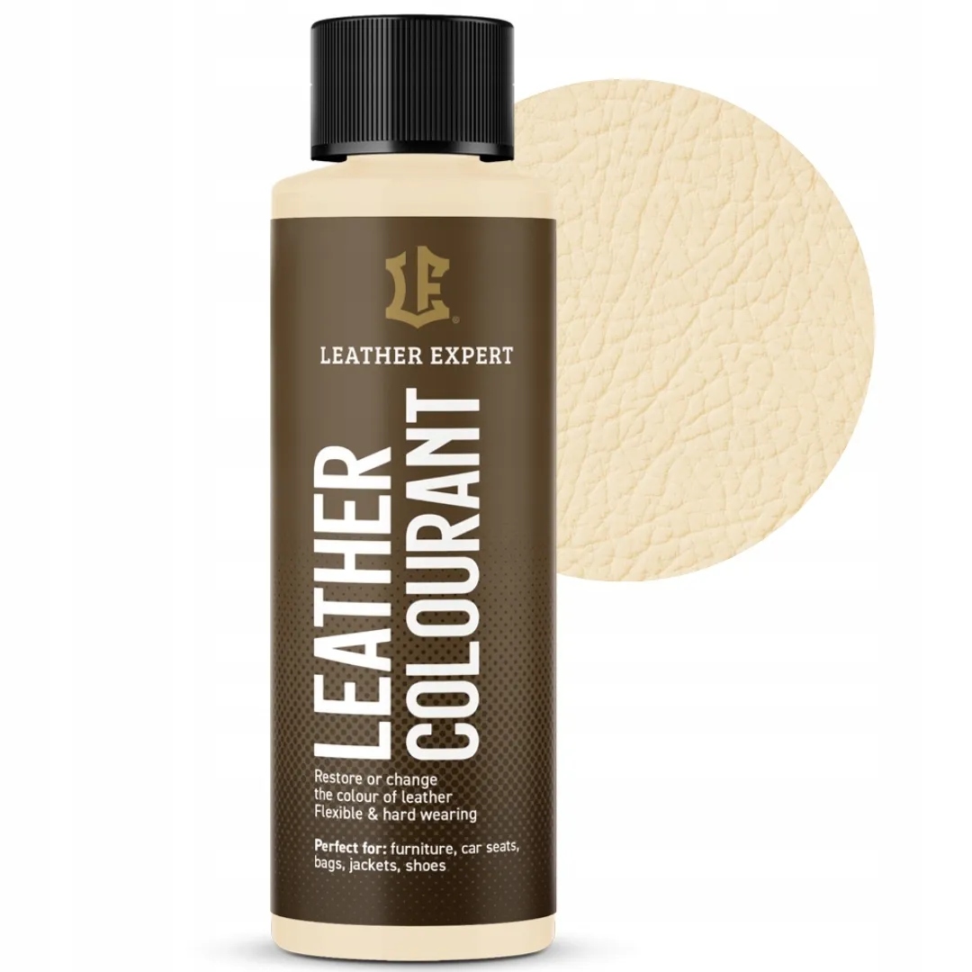 Farba do skóry naturalnej i ekoskóry Kremowa Ecru 109 50 ml Leather Exper