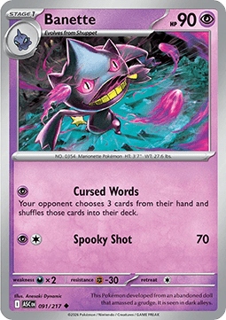 Ascended Heroes 091/217 Banette