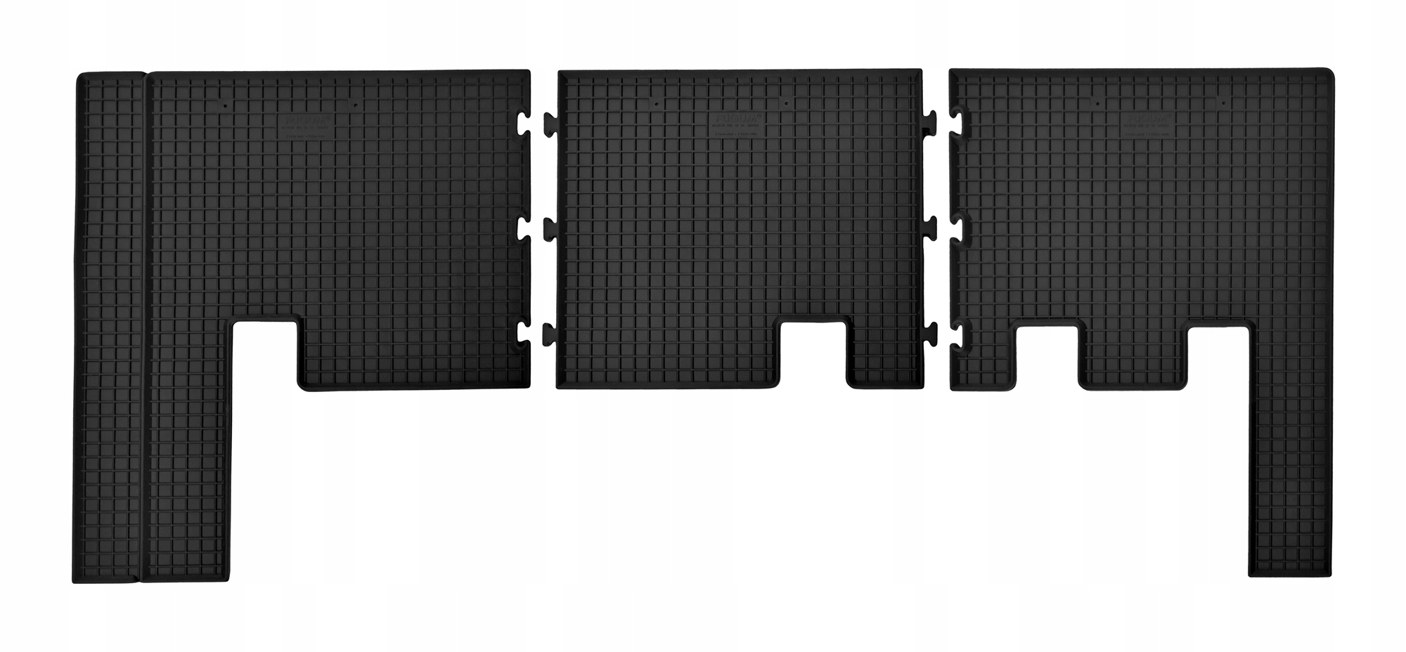 Dywaniki i mata do bagażnika do Ford Transit Custom L2, 8 miejsc 2012-2018 Waga produktu z opakowaniem jednostkowym 3 kg