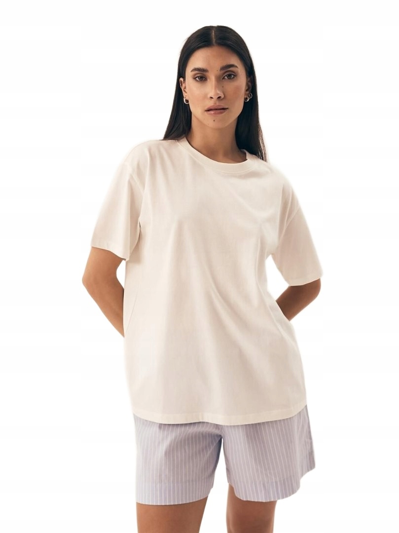Dámské pyžamo Henderson Ladies 42783 Nanda kr/r M cream mda