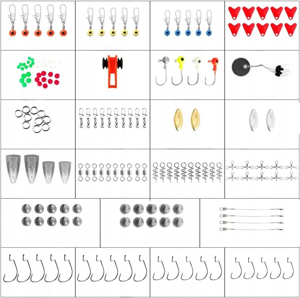ZESTAW WĘDKARSKI AKCESORIA WĘDKARSKIE 191 ELEMENTÓW VICLOON Kod producenta AKCESORIA WĘDKARSKIE 191 ELEMENTÓW