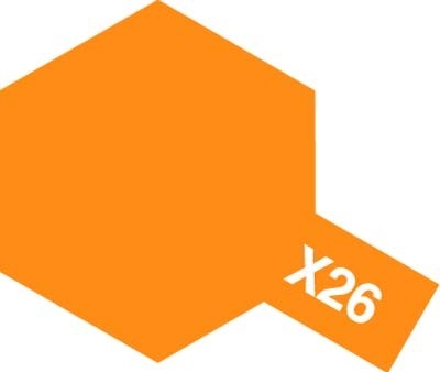 

Farba akrylowa X-26 Clear Orange 10ml Tamiya 81526