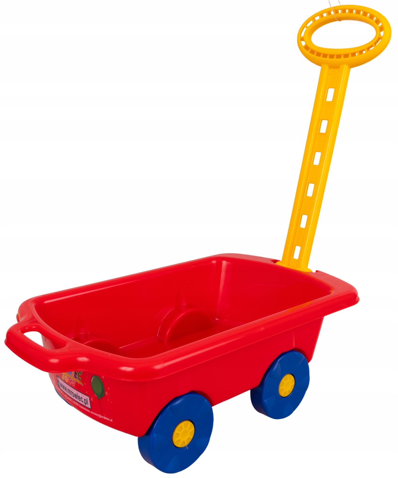 Wózek Z Rączką Do Ciągnięcia Taczka Wóz Marka Mrowiec