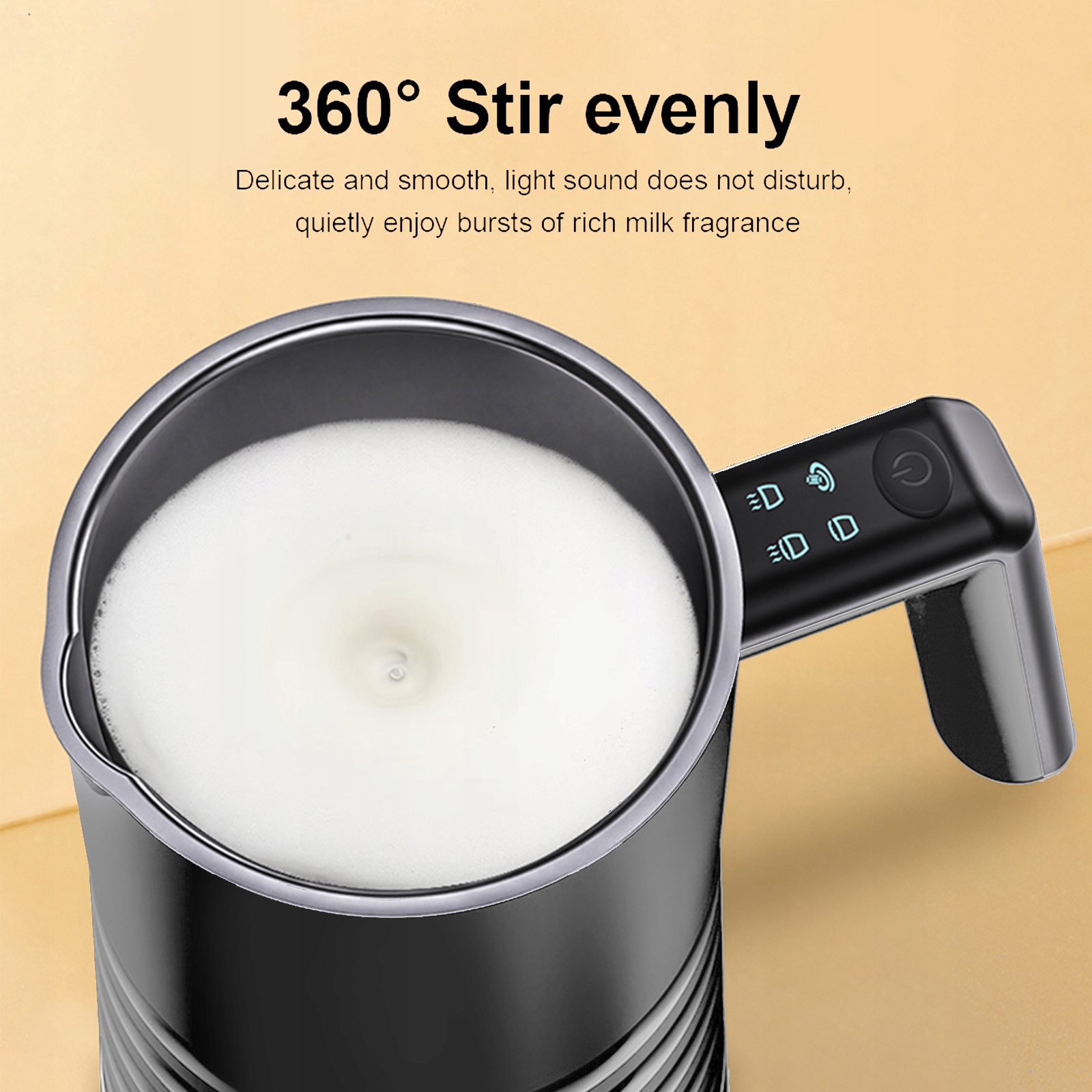 NEKIT Elektryczny Spieniacz Do Mleka Podgrzewacz Latte 4W1 Black EAN (GTIN) 6976475350046