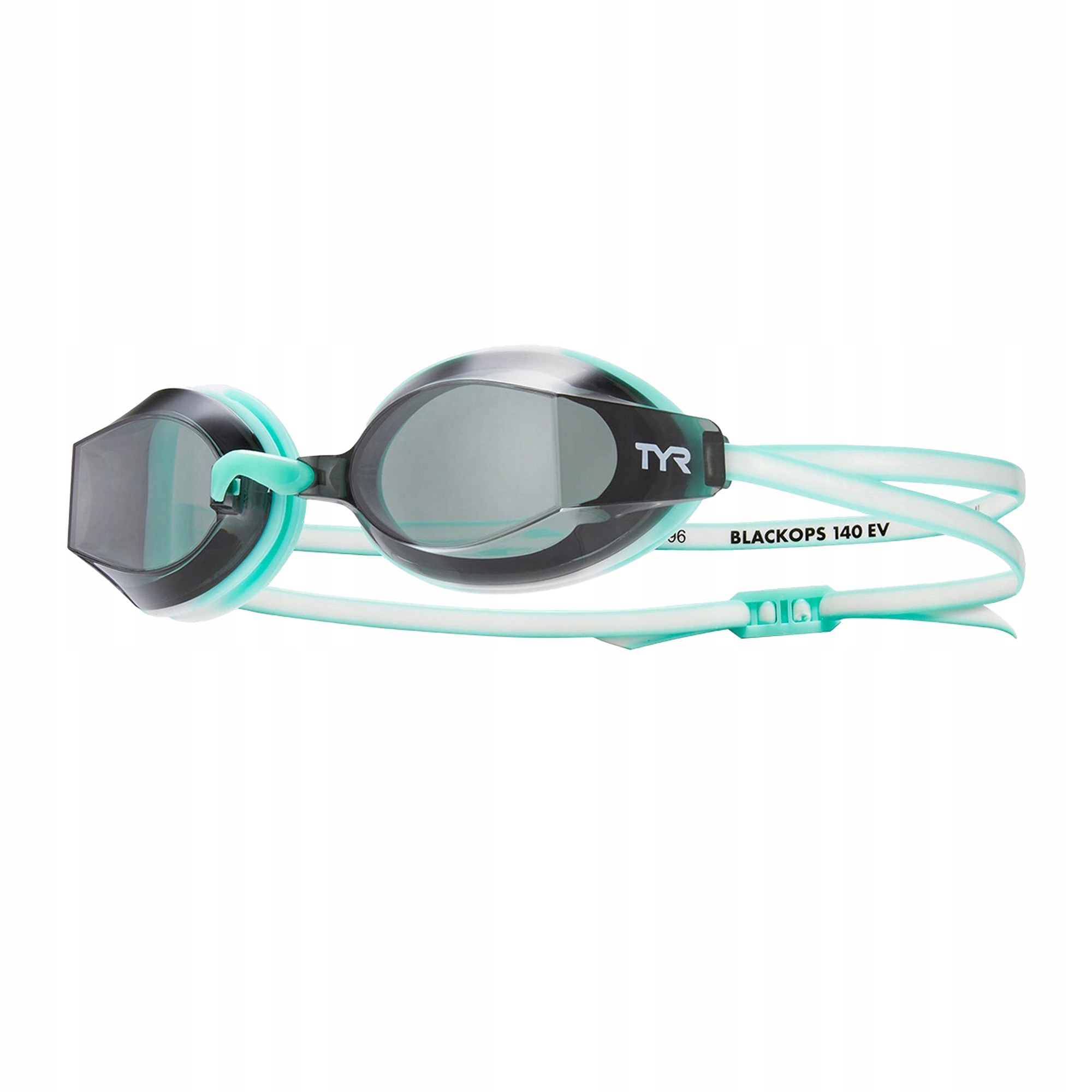 Okulary do pływania damskie Tyr Blackops 140 Ev Racing smoke/ mint/ white