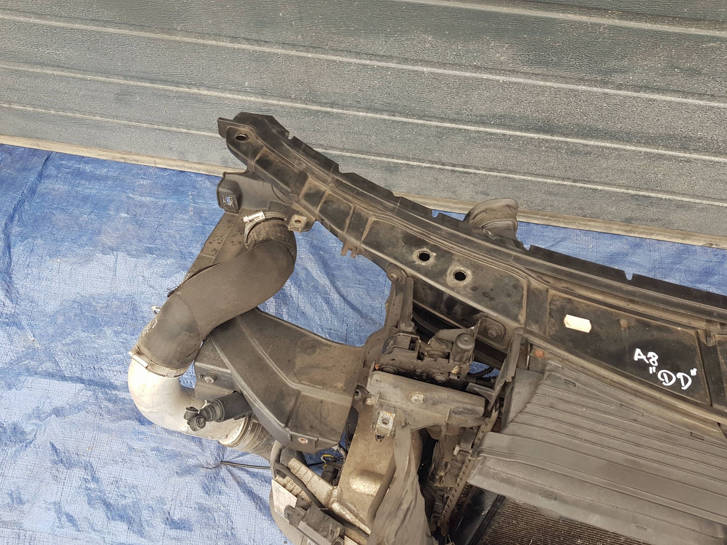 support panel for radiators radiator AUDI A8 D4 4H 3.0 TDI