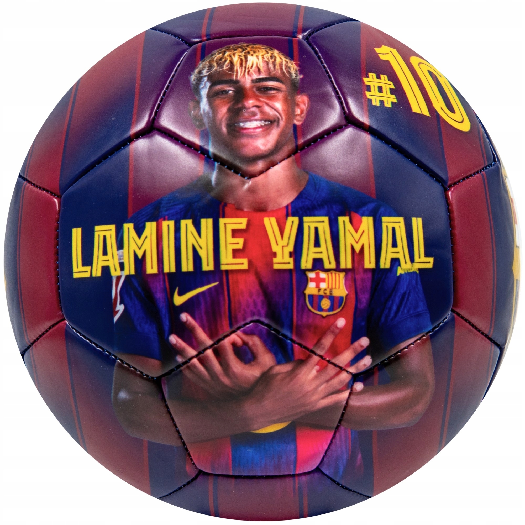 Piłka Nożna Fc Barcelona Lamine Yamal Fcb #10 rozm. 5