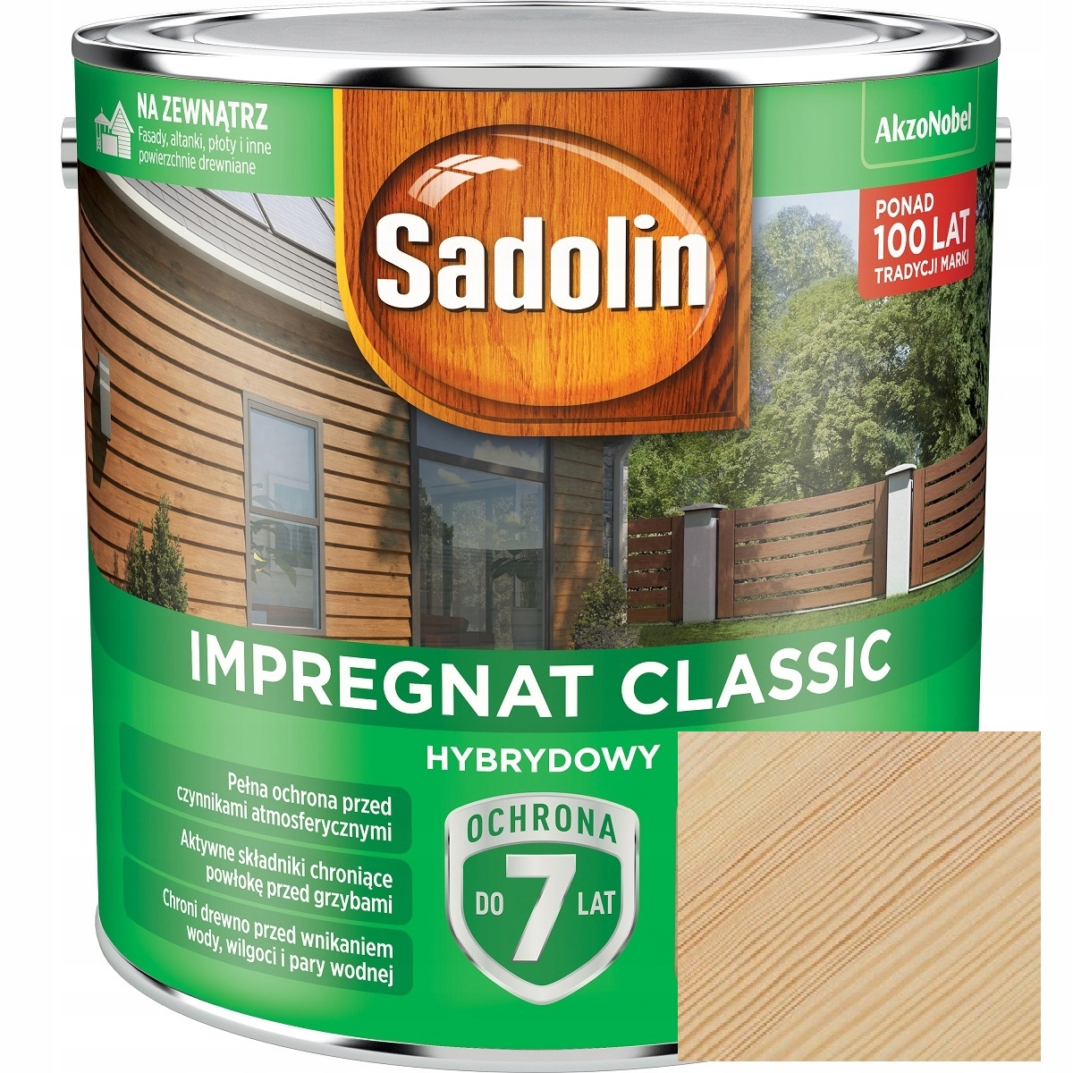 Sadolin Impregnat Classic Hybrydowy Bezbarwny 9L