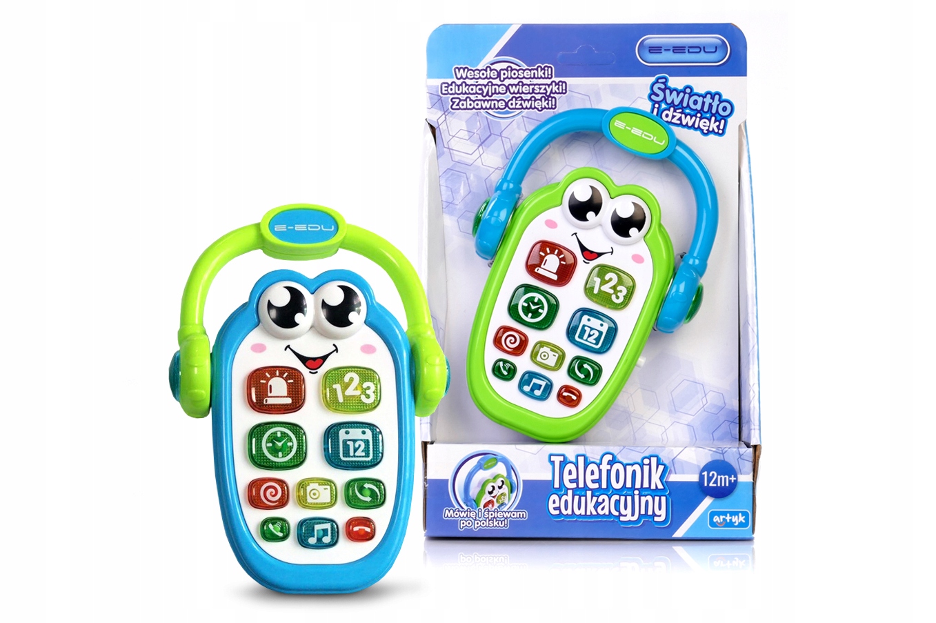 

Telefon Edukacyjny Interaktywny Zabawka Uczy Artyk
