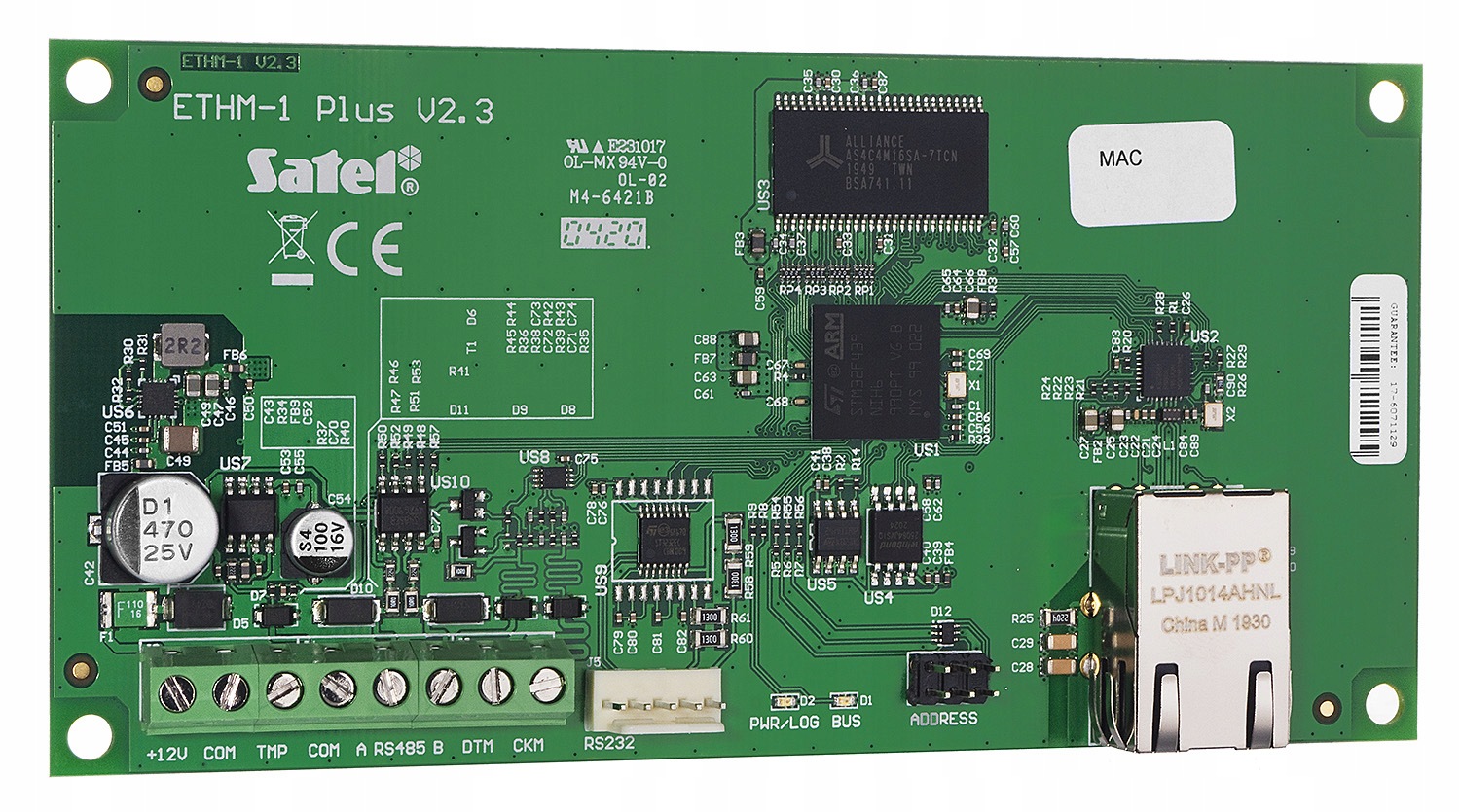 ETHM-1 Plus ethernetowy moduł komunikacyjny