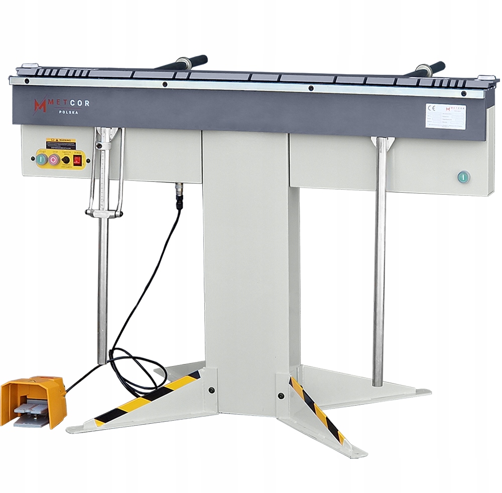 ZAGINARKA GIĘTARKA KRAWĘDZIARKA DEKARKA MAGNETYCZNA BLACHY METCOR EB1250 Kod producenta METCOR EB1250