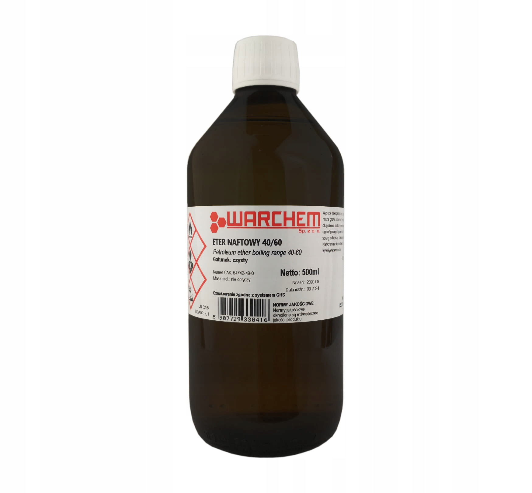 

Eter Naftowy 40/60 czysty 500ml