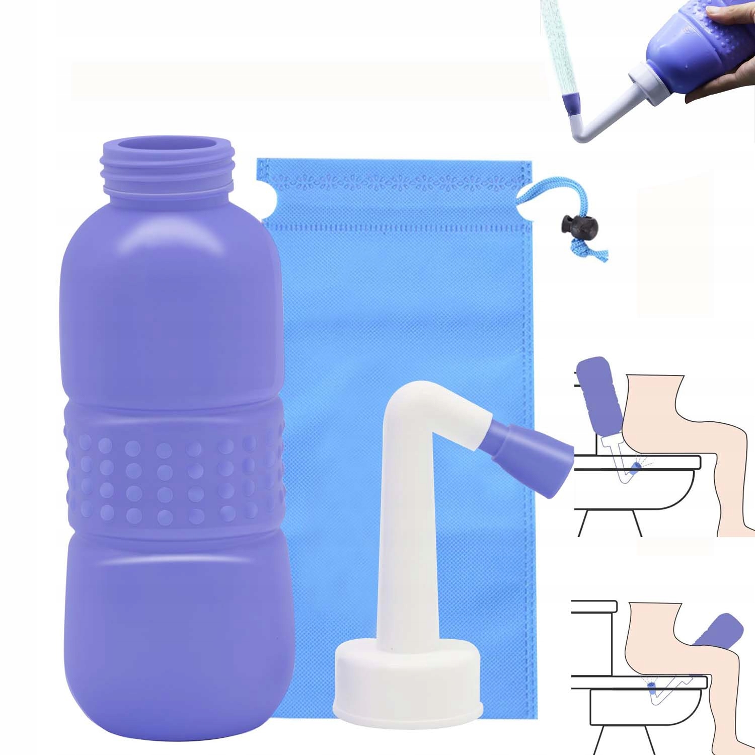 PULS WODNY POPORODOWA BUTELECZKA BUTELKA DO PODMYWANIA OPRYSKIWACZ 450 ML