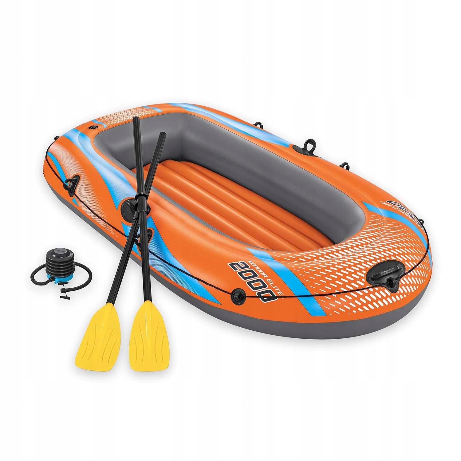 Raft Nafukovací Kondor 2000 196X106 CM Loď Nafukovací Turistická Bestway