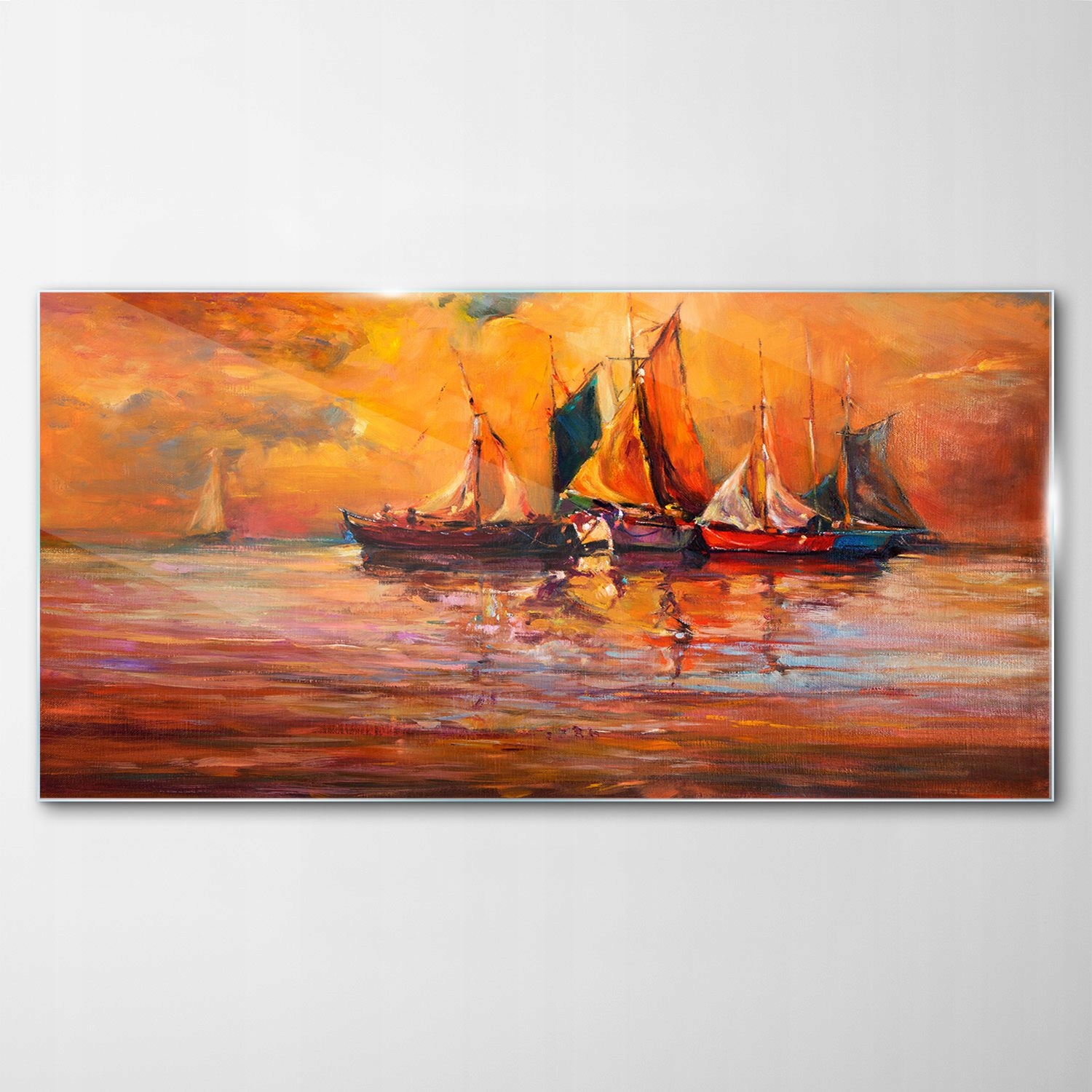 

Obraz Szklany Dekor Morze krajobraz Statek 140x70