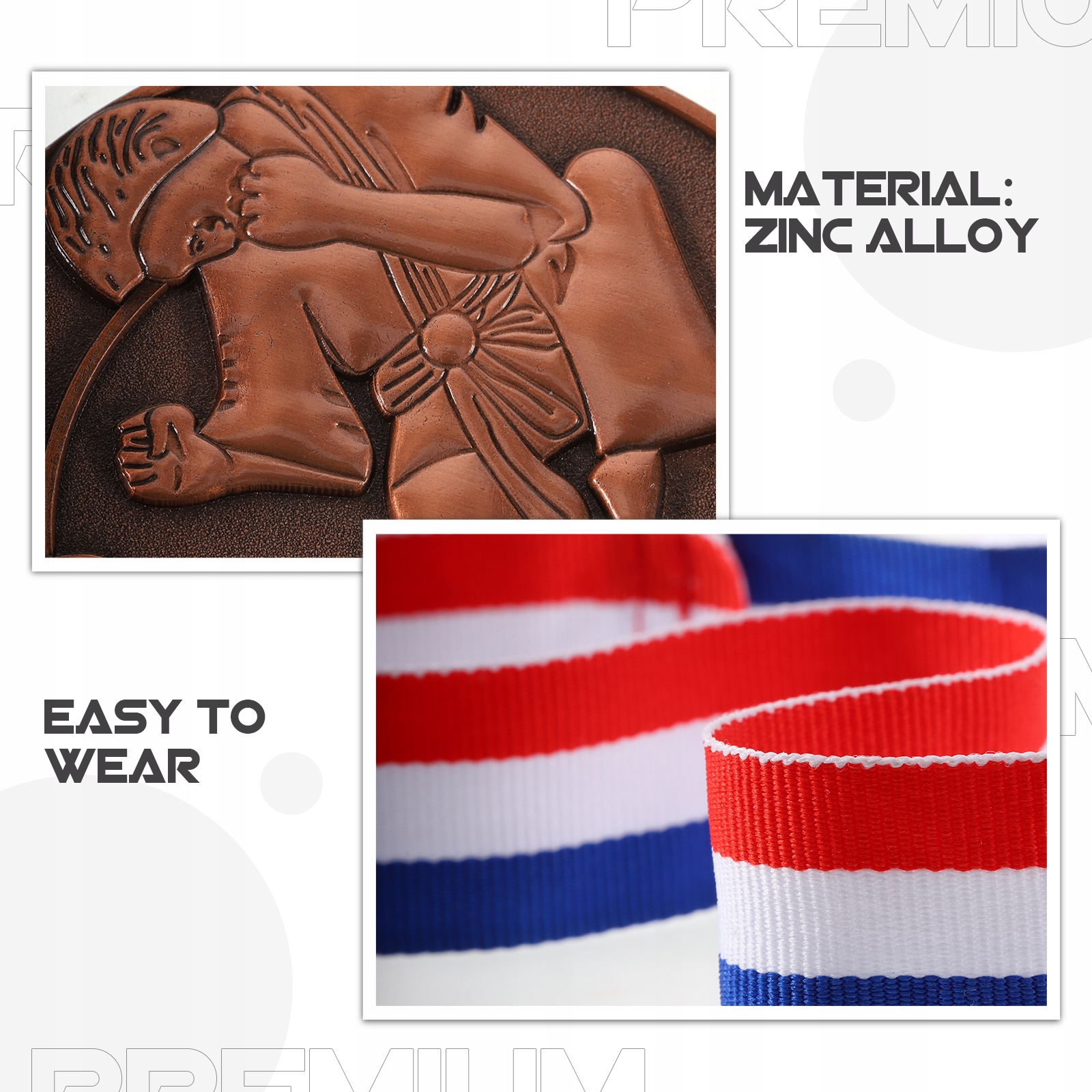 MEDAL WYŚCIGOWY MEDAL NAGRODOWY wielokrotnego użytku MEDAL PRZENOŚNY Marka bez marki