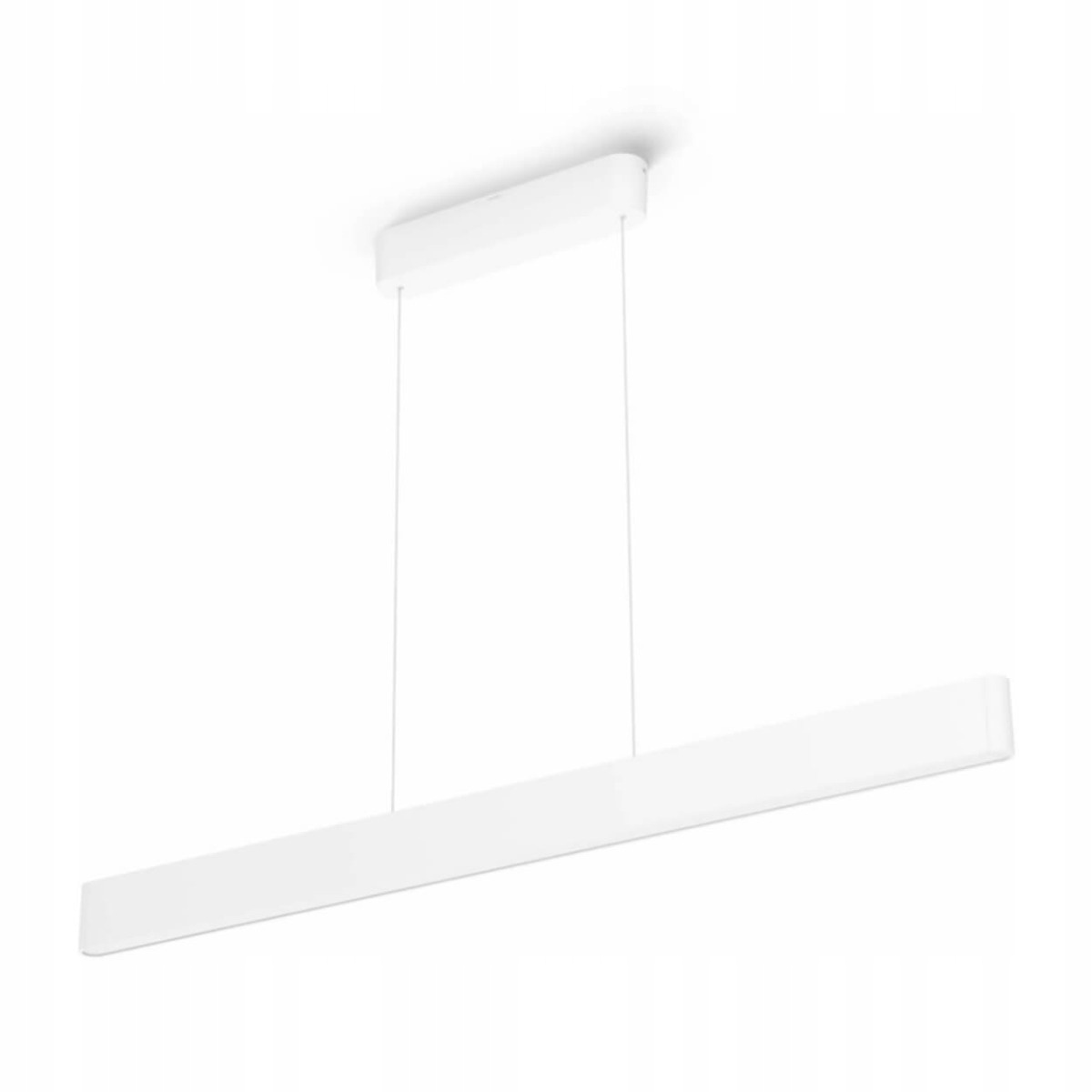 Závesná stropná lampa Ensis biela 79W Cct Rgb Philips Hue Bluetooth Zigbee