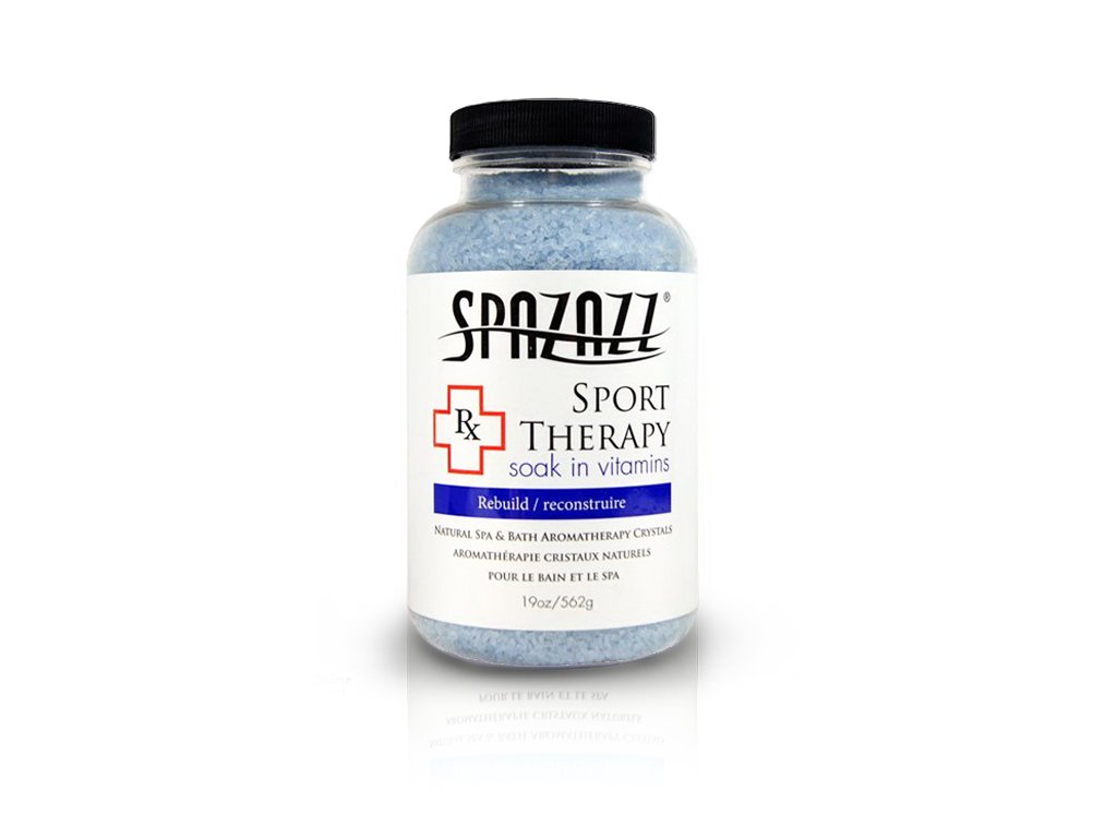 Aroma vůně pro vířivky Spazazz Crystals Sport therapy (562g)