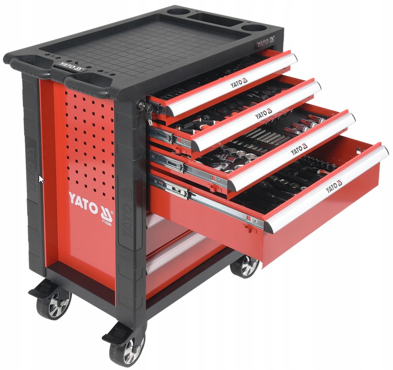 SZAFKA SERWISOWA ZE 177 NARZĘDZIAMI. YT-55300
